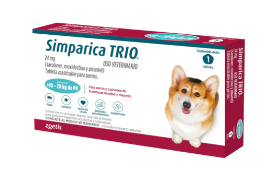 SIMPARICA TRIO (10 BIS 20 KG) BLAU