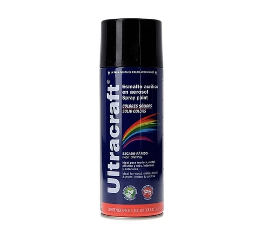 PINTURA AEROSOL NEGRO MATE ULTRACRAF 40034