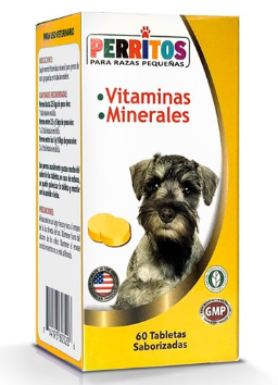VITAMINAS Y MINERALS PERRITOS X 60 TABLETAS