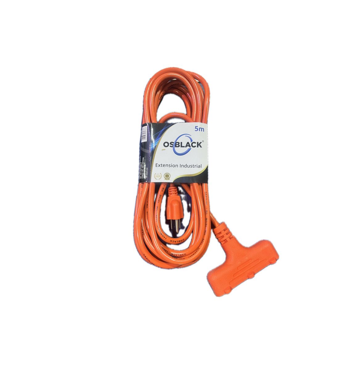 EXTENSION TIBURON 5 MTS 3 ENTRADAS OSBLACK