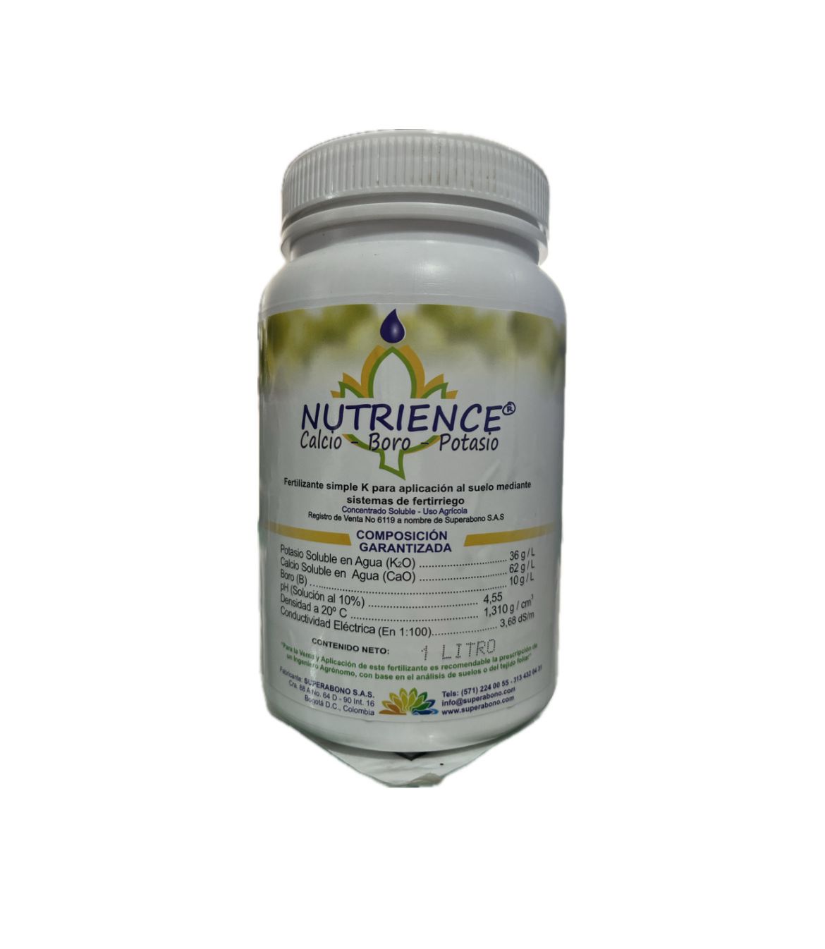NUTRIENCE CALCIO BORO POTASIO X 1 LT