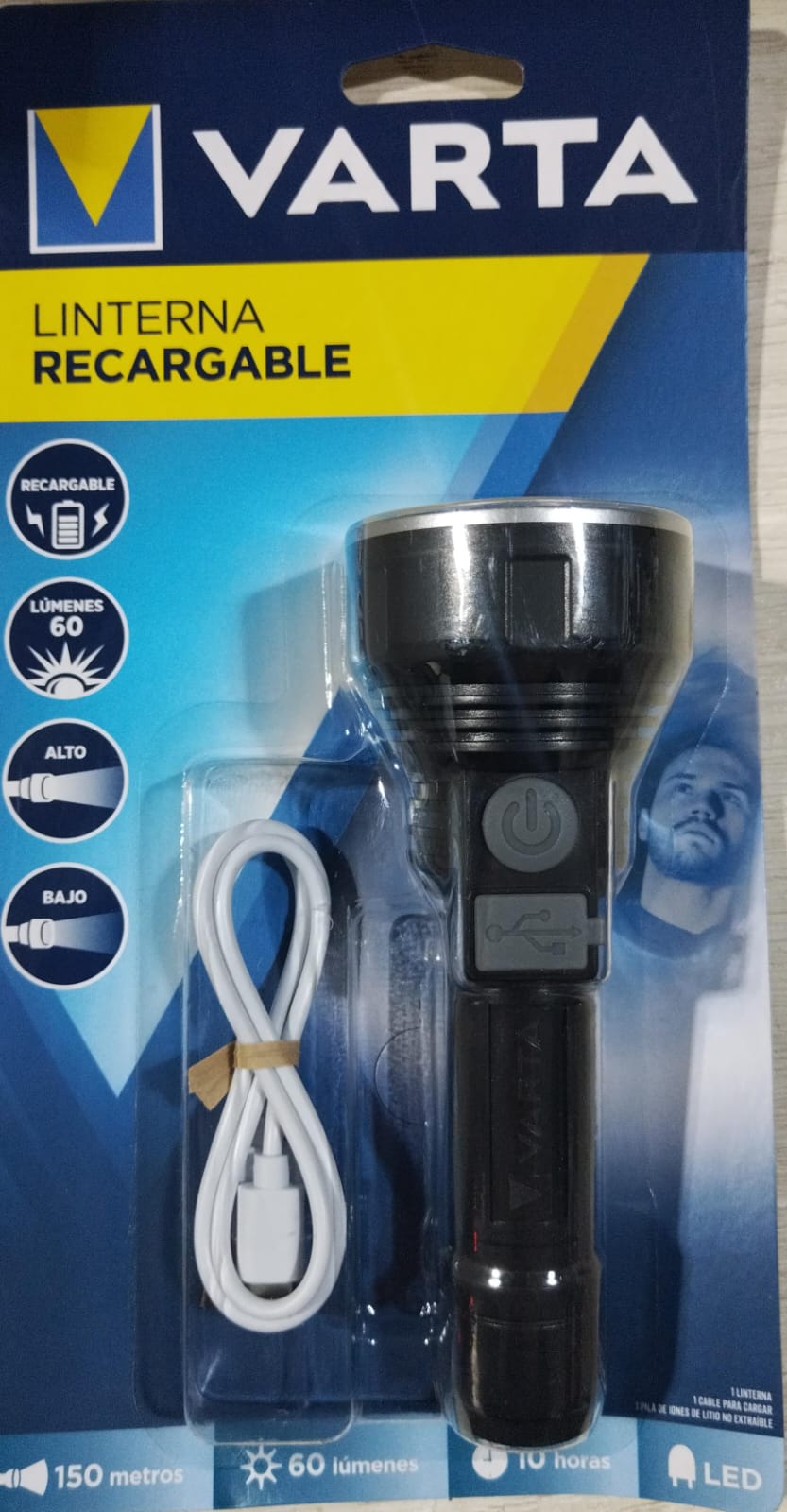 LINTERNA VARTA 60 LUMENES