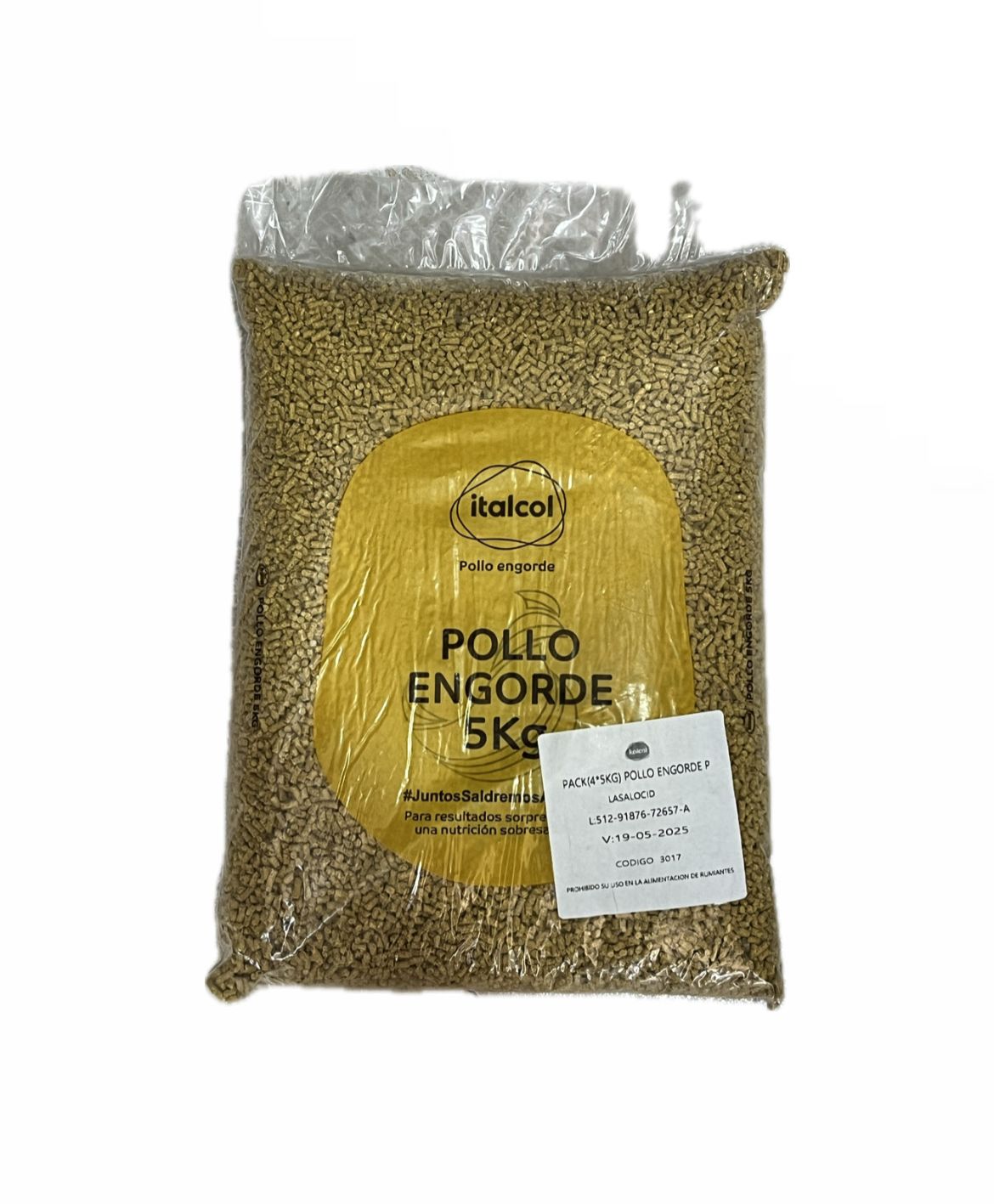 POLLO ENGORDE PELLET ITALCOL X 5 KG