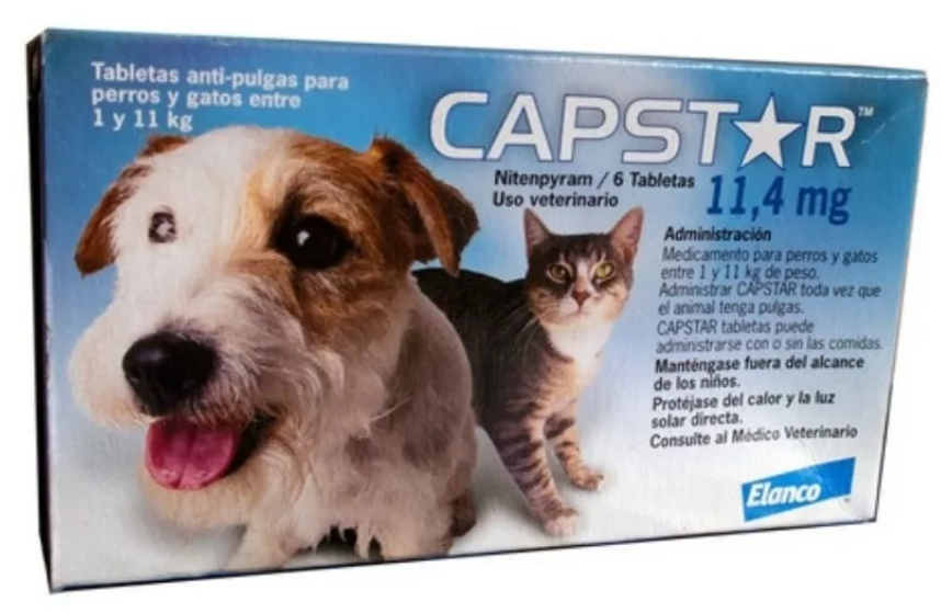 CAPSTAR 11.4MG x PASTILLA