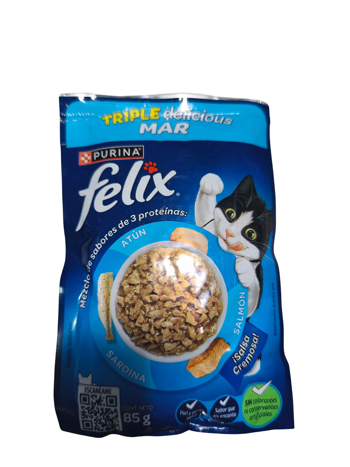 FELIX POUCH TRIPLE DELICIOUS X 85 GR