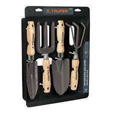 Juego de 4 herramientas de 6" para jardín TRUPER 15030