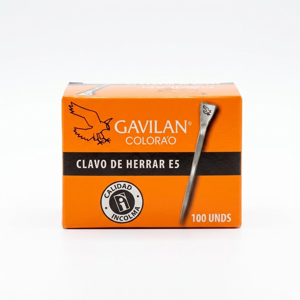 CLAVO HERRAR GAVILAN E5 CAJA X 100 UNI