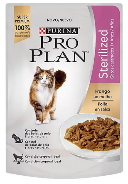 PROPLAN CAT STERILIZADO POUCH 85 GR