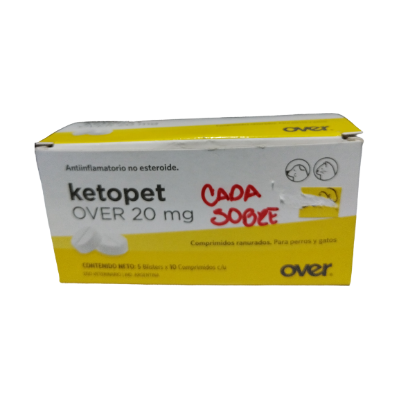 KETOPET (KETOPROFENO) 20MG BLISTER X 10 UND.