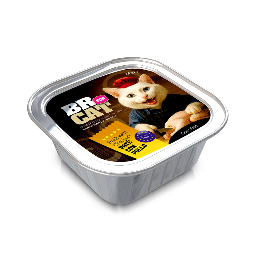 BR FOR CAT PATE CON POLLO