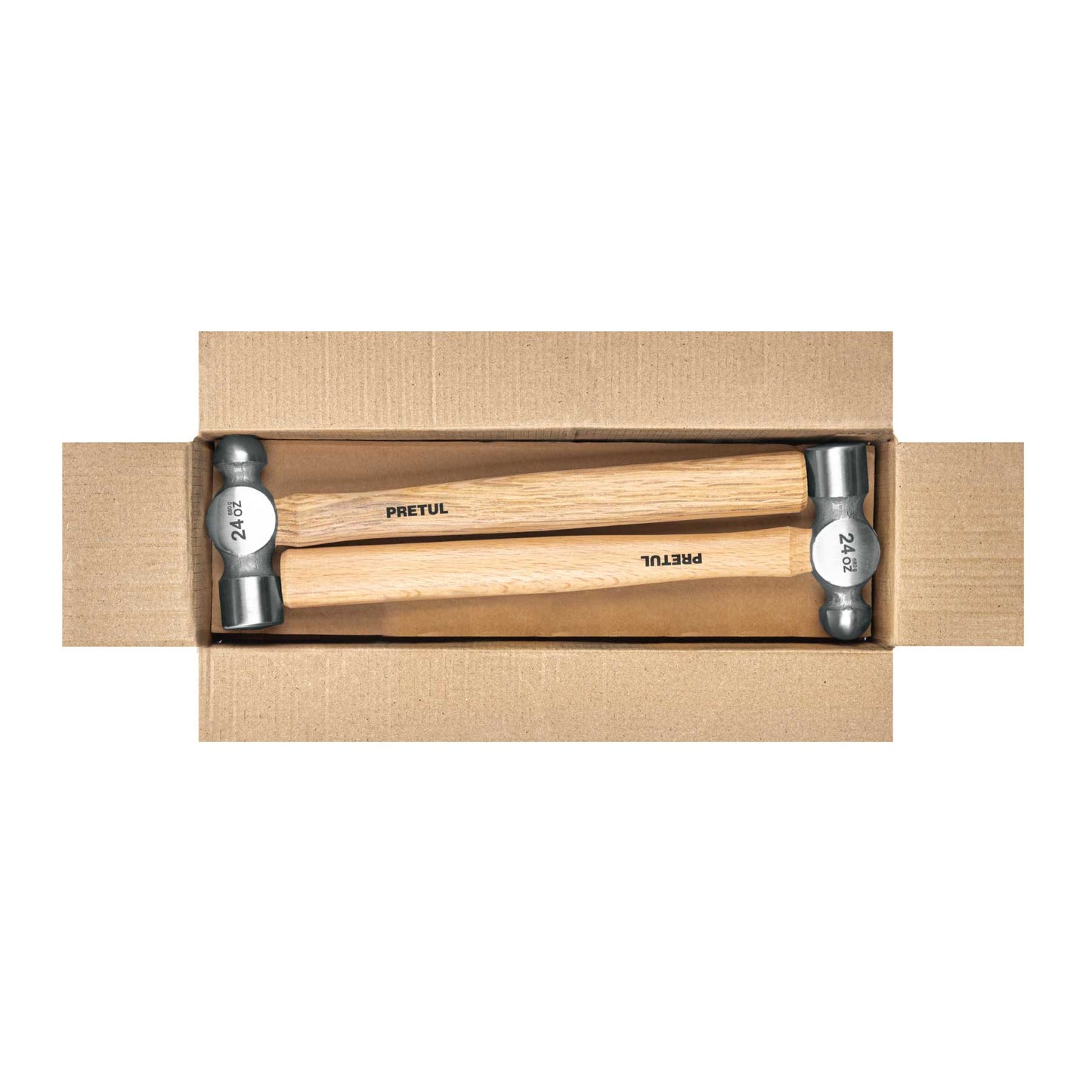 MARTILLO PULIDO DE BOLA 24 OZ MANGO MADERA, PRETUL 22659