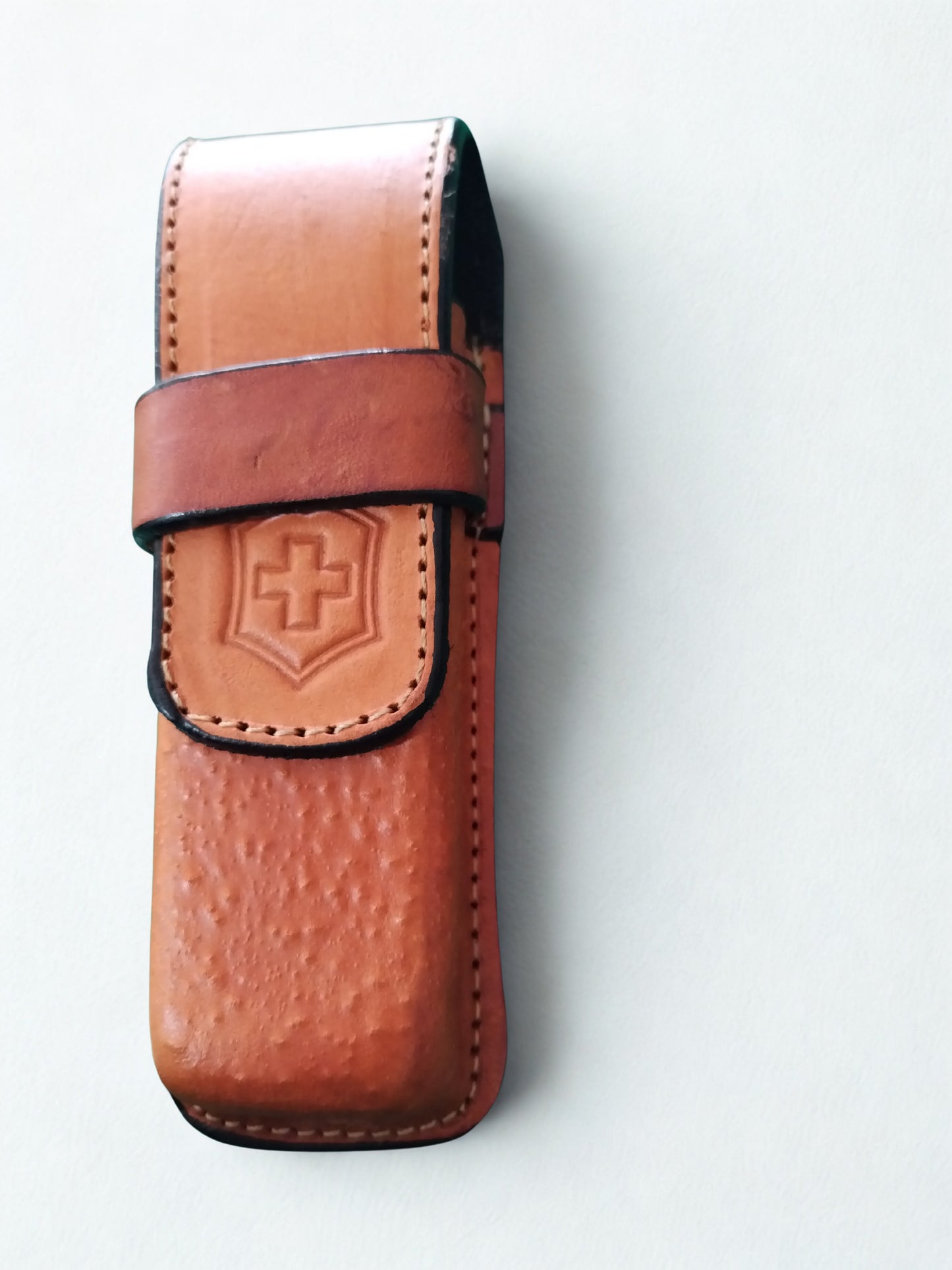 Estuche económico en cuero para navaja