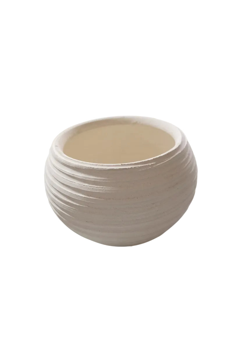 Matera en barro blanca