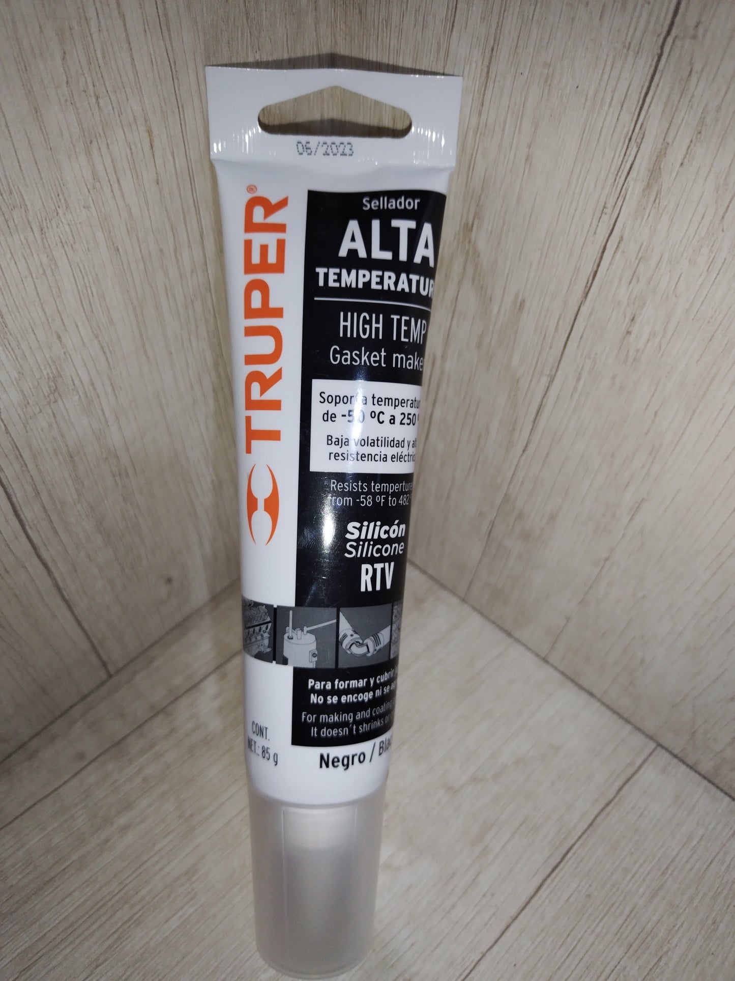 SELLADOR NEGRO 100% SILICONA 85 GR 17567