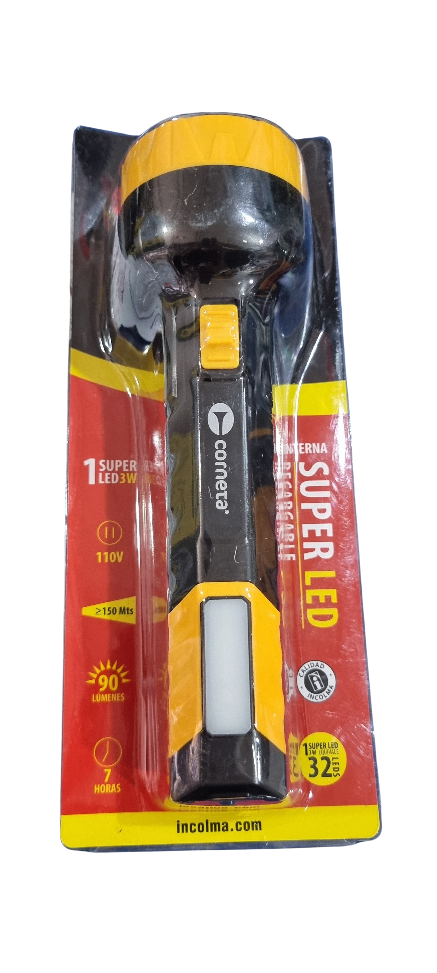 LINTERNA CORNETA RECARGABLE 3 W