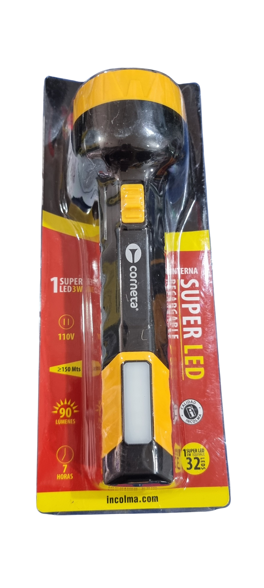 LINTERNA CORNETA RECARGABLE 3 W