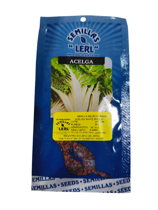 ACELGA LARGE WHITE RIBBED LERL