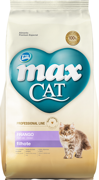 MAX CAT FRANGO FILHOTE (CATICO) X 1 KG