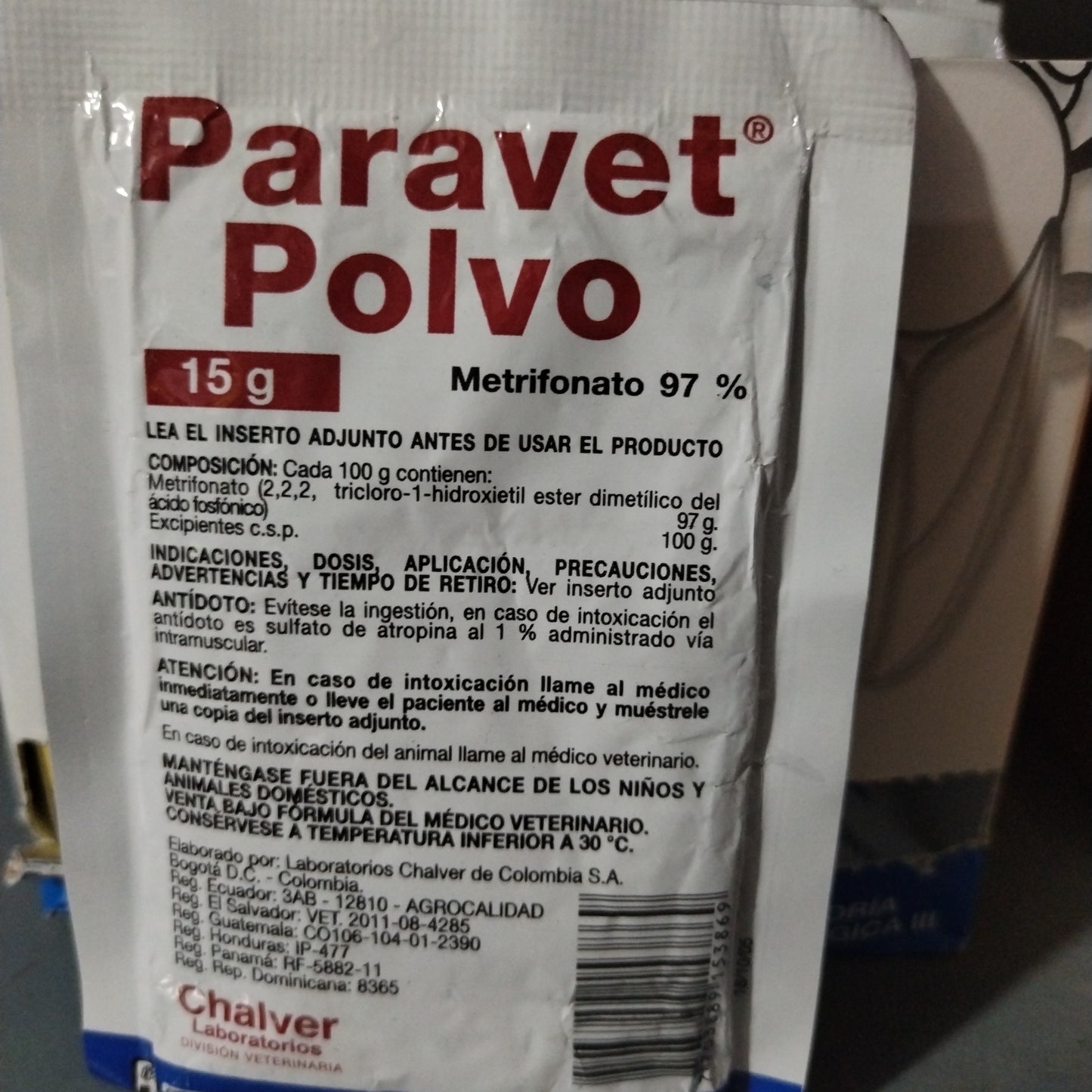 PARAVET-PULVER X 15G