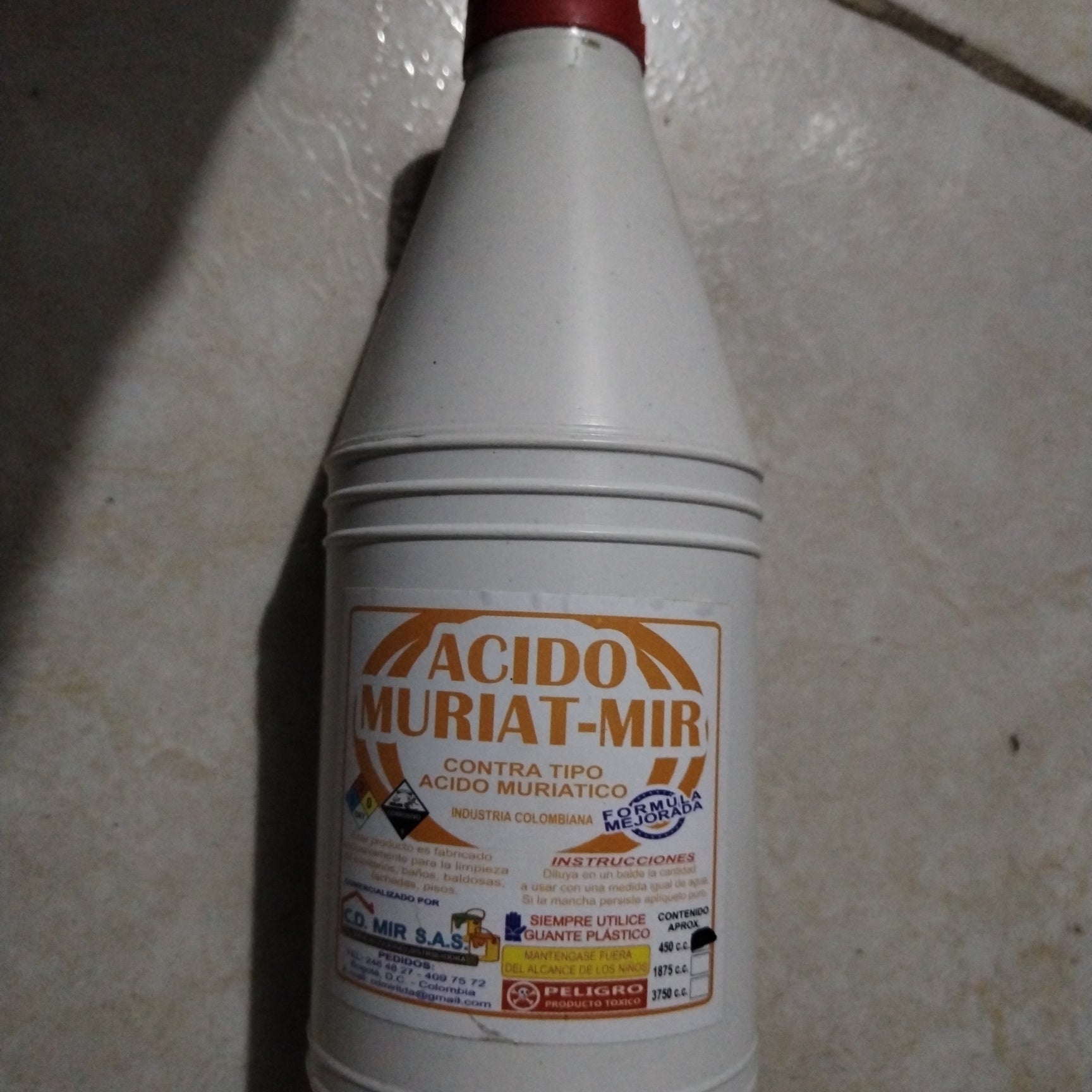 ACIDO MURIATICO 450 ML – AGROTODO