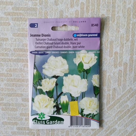 DIANTHUS CLAVEL GIGANTE BLANCO SB X 0.2 GR