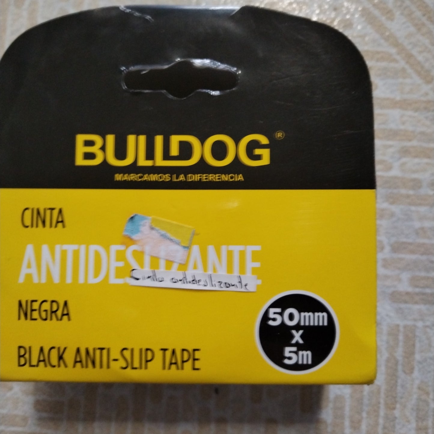 CINTA ANTIDESLIZANTE 50 X 5 MT BULLDOG