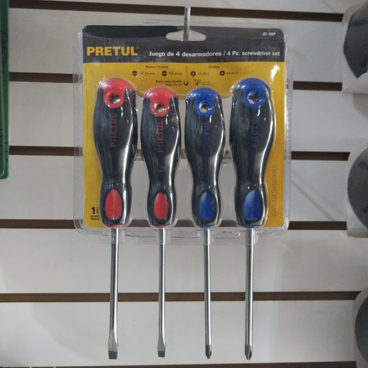 PRETUL 20218 4-TEILIGES SCHRAUBENDREHER-SET