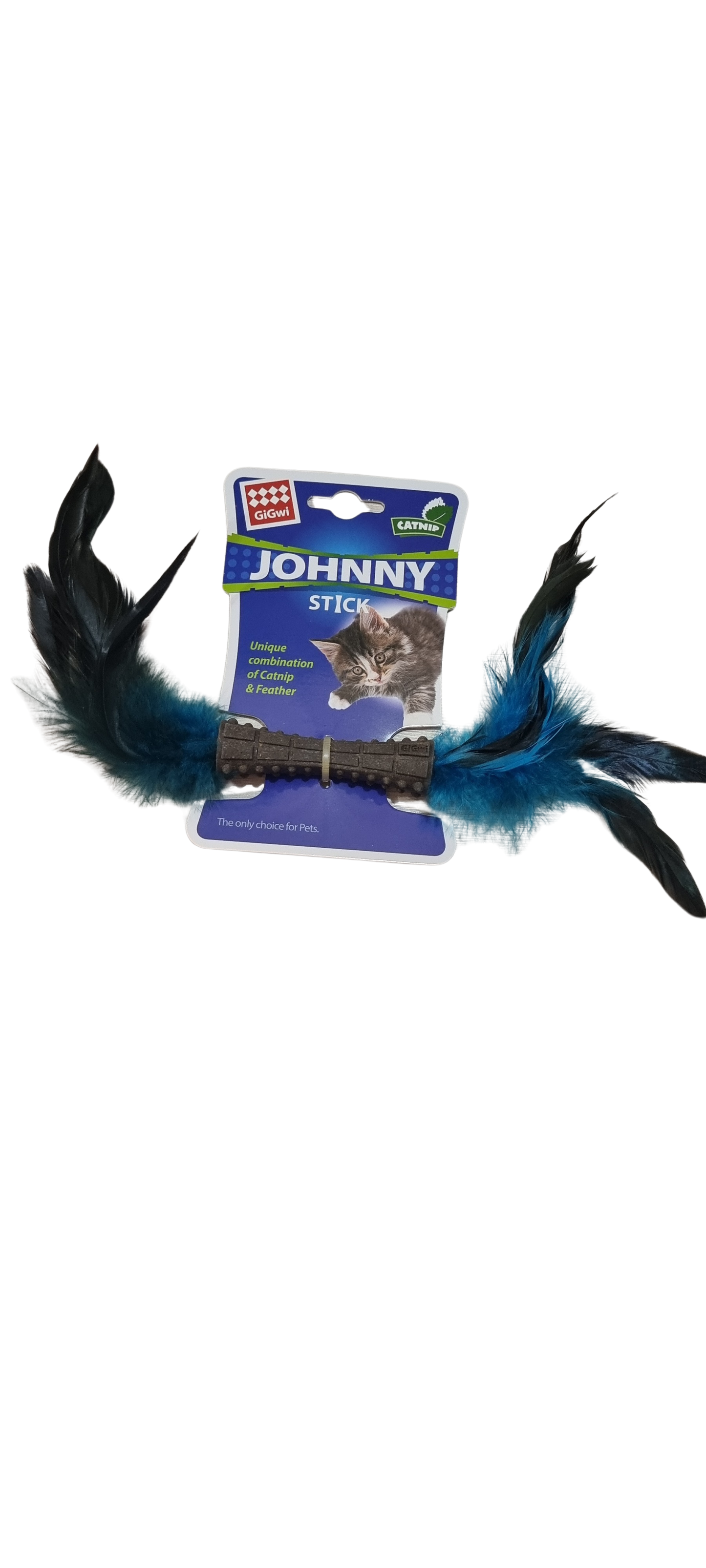 JUGUETE GATO JHONNY STICK DOBLE