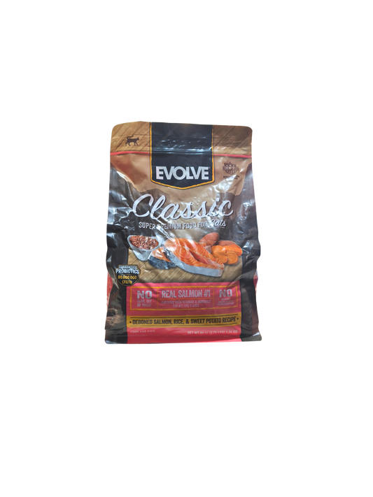 EVOLVE CAT CLASICC SALMON X 1.24 KG