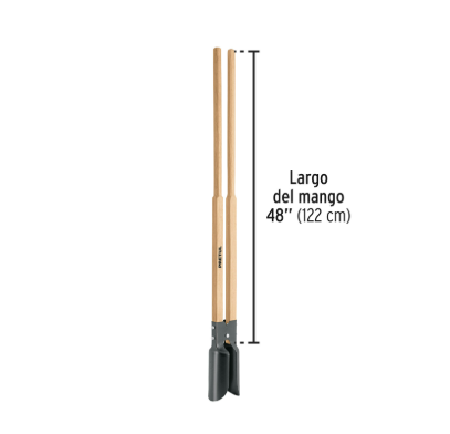 PALADRAGA MANGO MADERA 22698 PRETUL