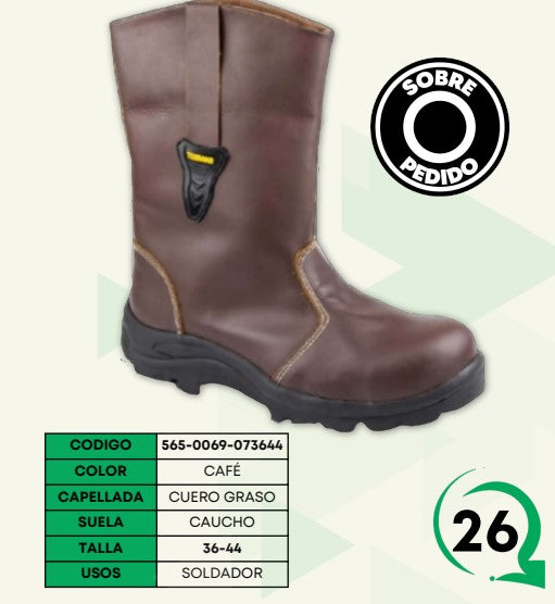 BOTA PETROLERA 7822 CAFE