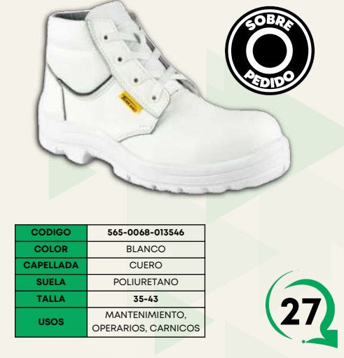 BOTA BOTA OLIMPO 4550 BLANCO