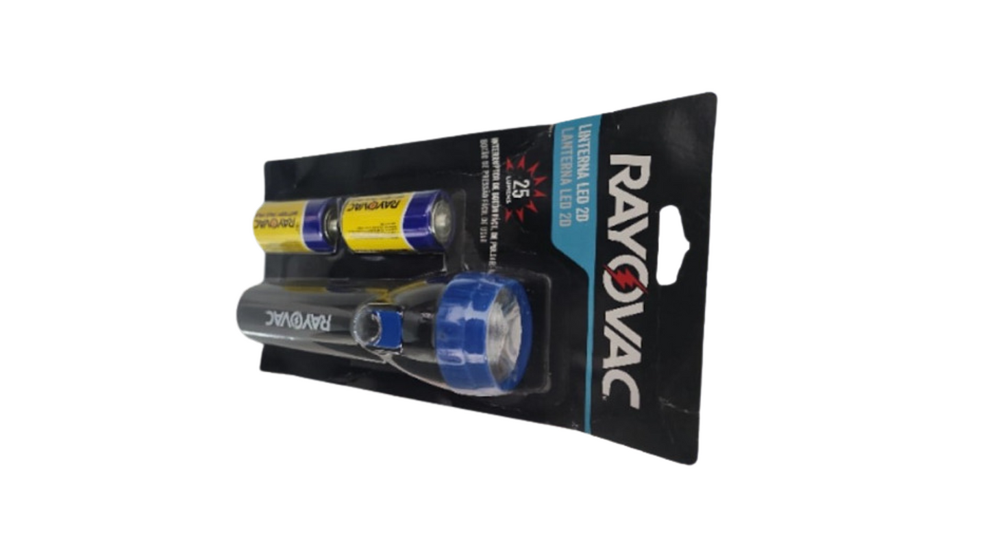 RAYOVAC 2D LED-TASCHENLAMPE + BATTERIE