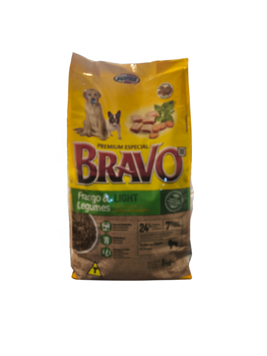 BRAVO FRANGO E LEGUMES LIGHT FD X 1KG
