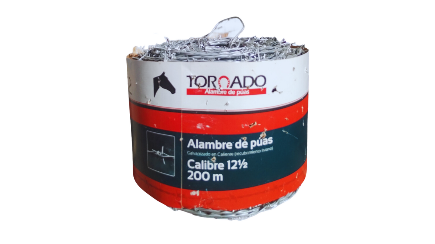 ALAMBRE PUAS TORNADO CAL 12.5 X 200 MTS