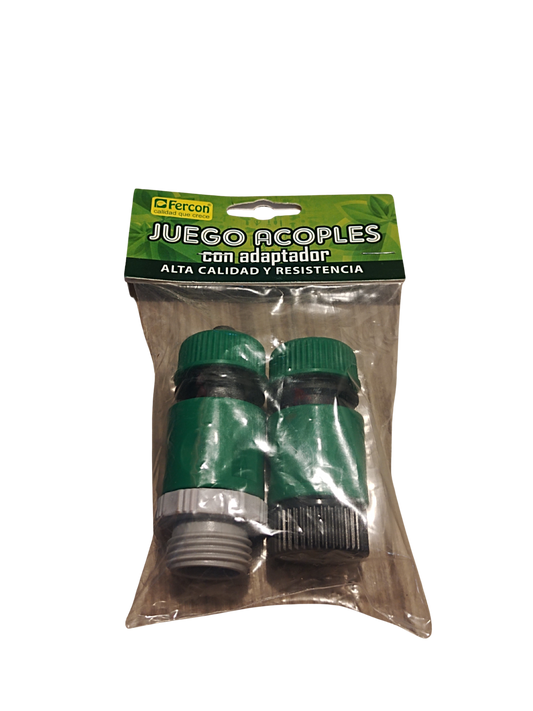 JUEGO ACOPLES CON ADAPTADOR