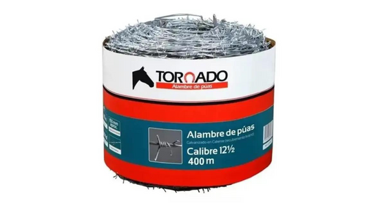 ALAMBRE DE PUAS TORNADO 12.5 x 400 MTS