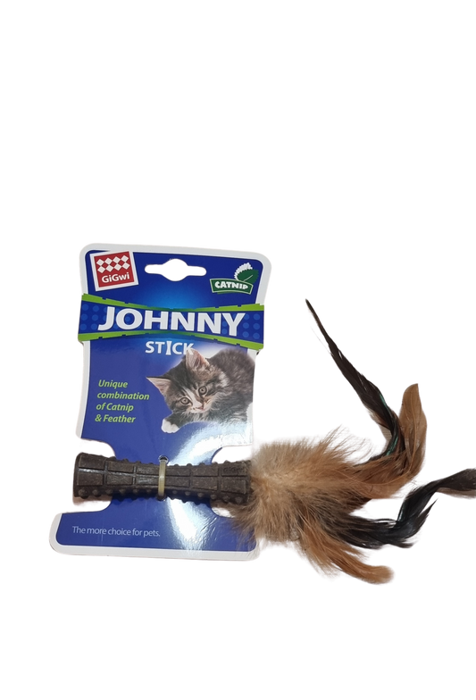 JUGUETE GATO JHONNY STICK SENCILLO