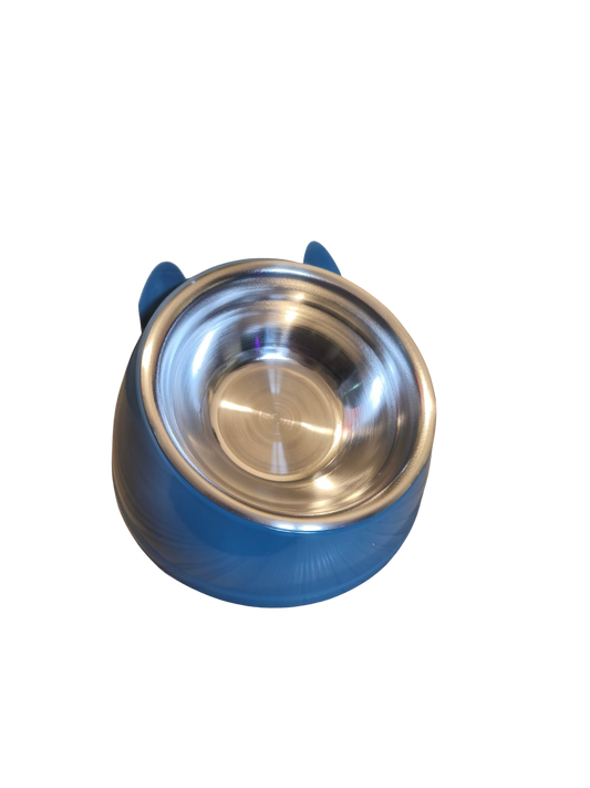 COMEDERO GATO CON PLATO METALICO
