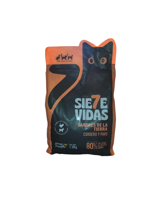 7 VIDAS SABORES DE LA TIERRA 1.3 KILOS