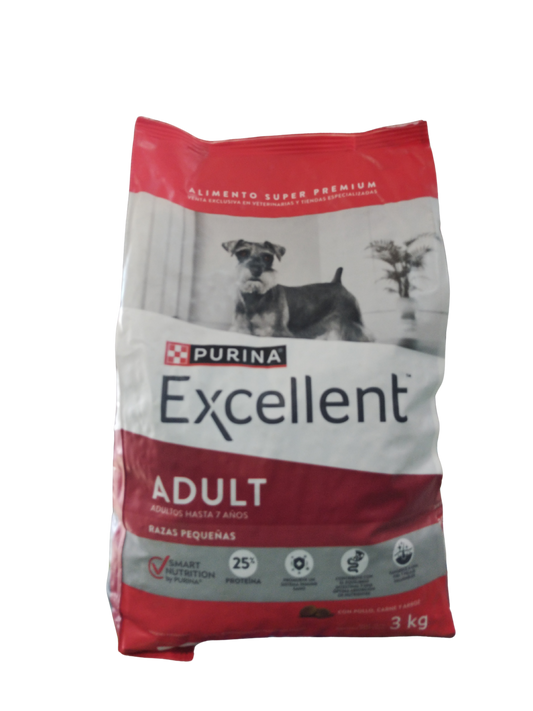EXCELLENT ADULTO RAZA PEQUEÑA x 3 Kg