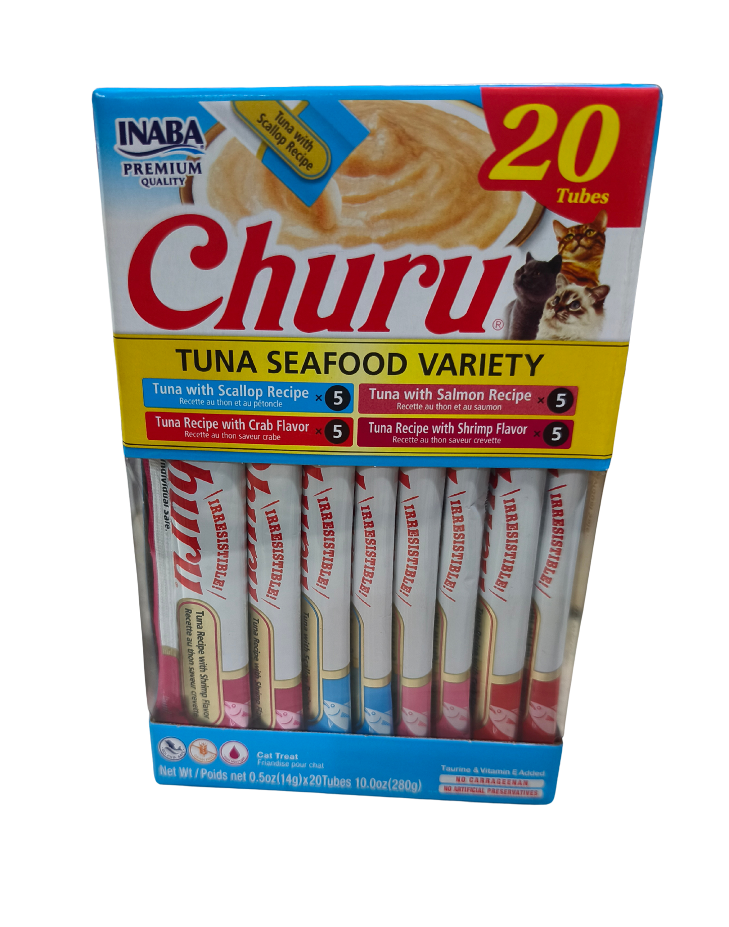 CHURU TUNA SEAFOOD VARIADO X 20 UNI (AZUL)