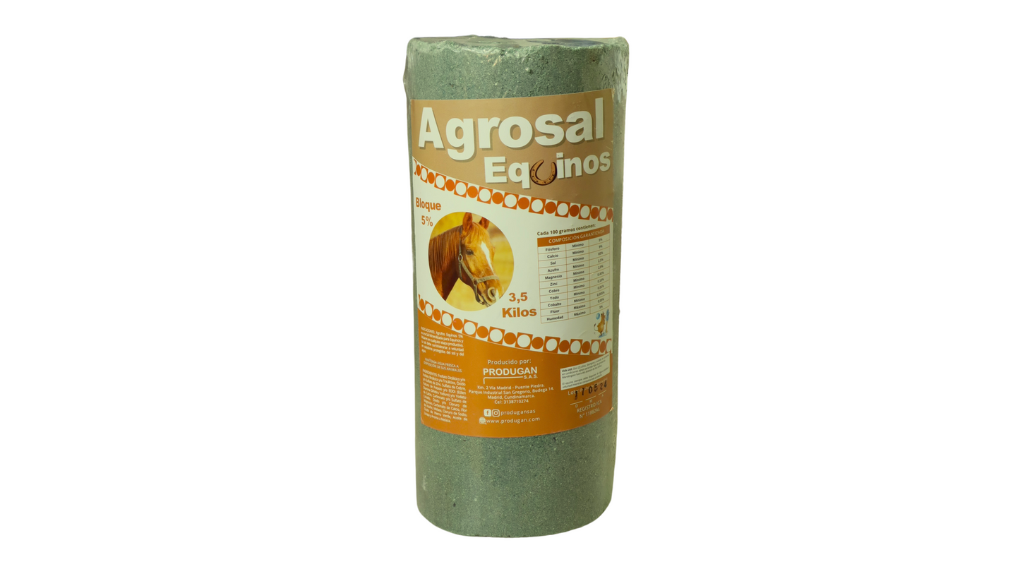 AGROSAL EQUINOS 5% BLOQUE X 3.5 KILOS