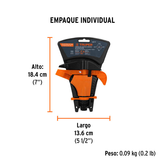 Aspersor plástico 10333