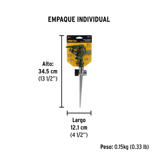 Aspersor Plástico con estaca 20072