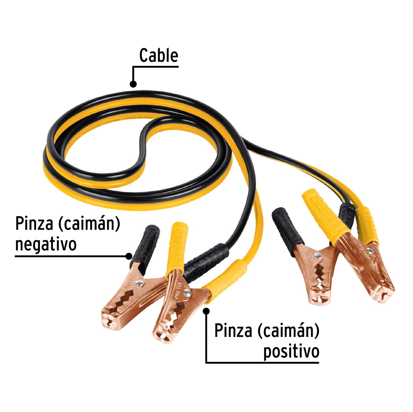 CABLES PARA PASAR CORRIENTE 22808 PRETUL