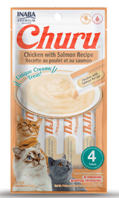 CHURU GATO PAQ X 4 UNI 14 GR