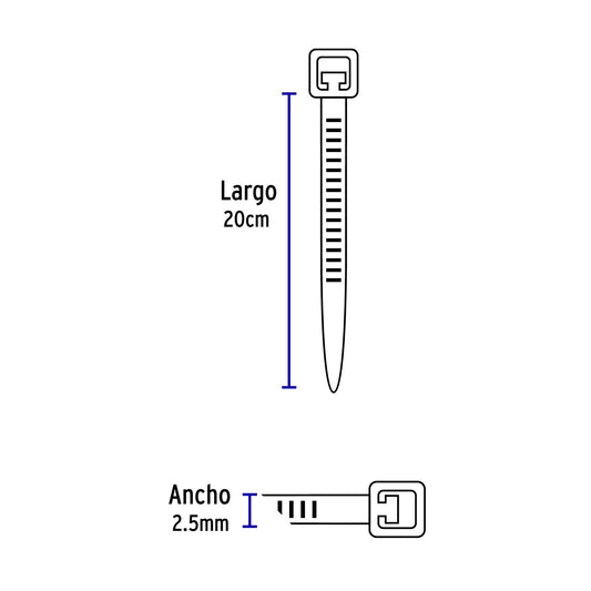 CINCHOS PLASTICOS 44322