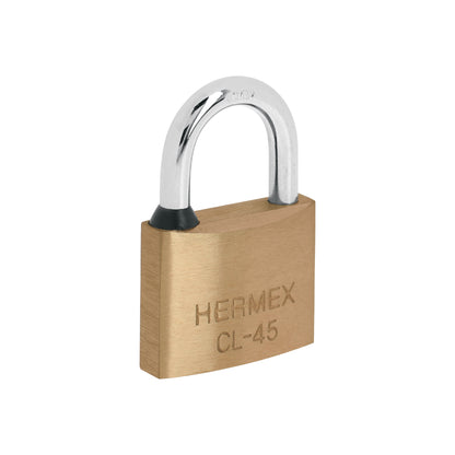 VORHÄNGESCHLOSS AUS MESSING 45MM 43429