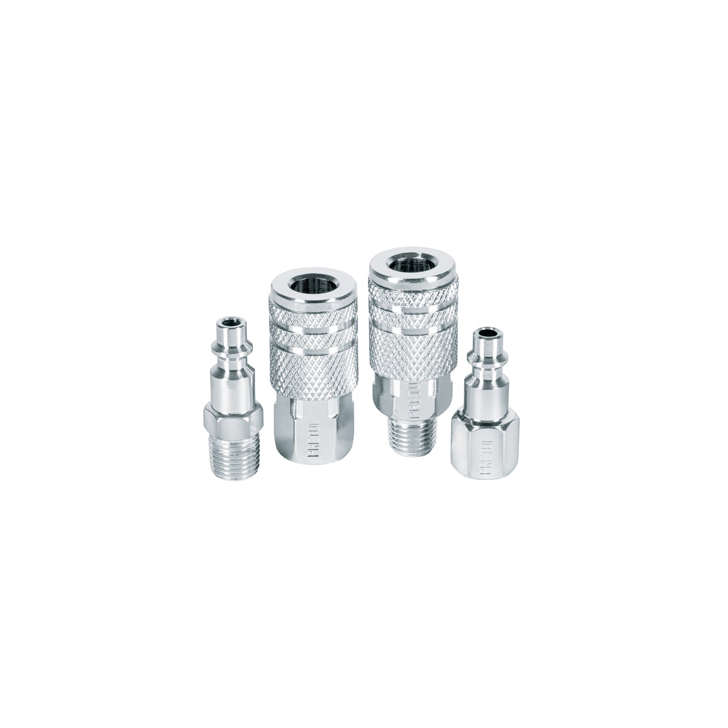 JUEGO DE 2 conectores y 2 acoples para compresor PRETUL 27020